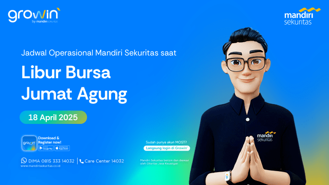 Informasi Operasional Mandiri Sekuritas Memperingati Jumat Agung
