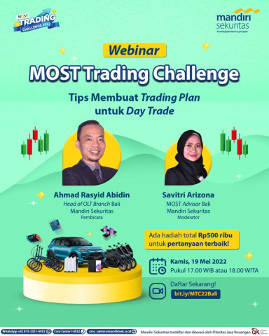Webinar MOST Trading Challenge 2022: Tips Membuat Trading Plan untuk Day Trade