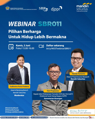 Webinar SBR011, Pilihan Berharga Untuk Hidup Lebih Bermakna