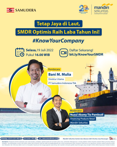 Mengulas Prospek Saham SMDR di Webinar #KnowYourCompany